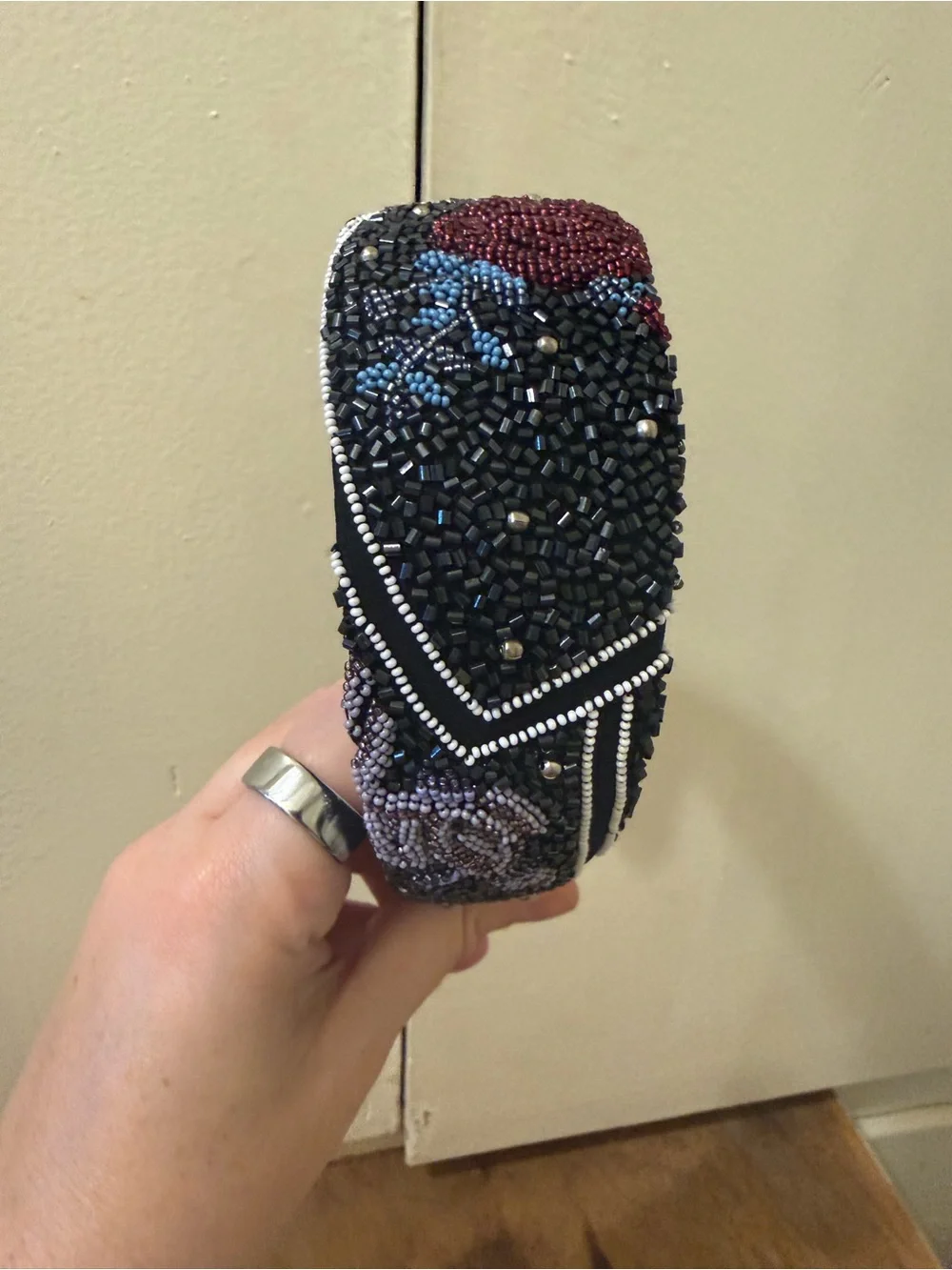 Ganni structured beaded
